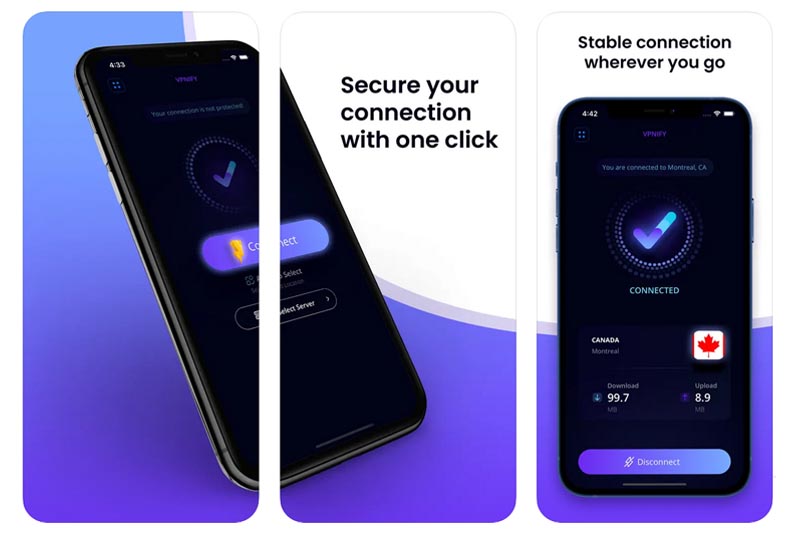 دانلود وی پی ان vpnify برای آیفون 13 پرو مکس