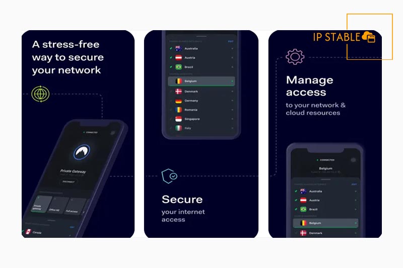 دانلود فیلتر شکن NordLayer VPN مخفی کردن ip برای آیفون